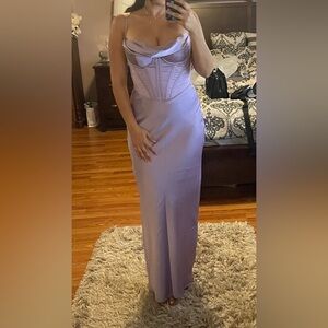 House of CB lavender Charmaine Dress